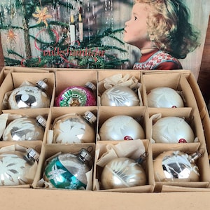 Boules de sapin de Noël anciennes, Noël, Noël, décorations de sapin de Noël, décorations de sapin de Noël, Noël ancien