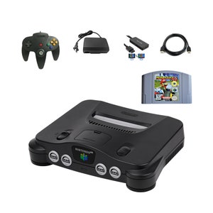 Nintendo 64 System Console With 2 Controllers Cords AND - Etsy