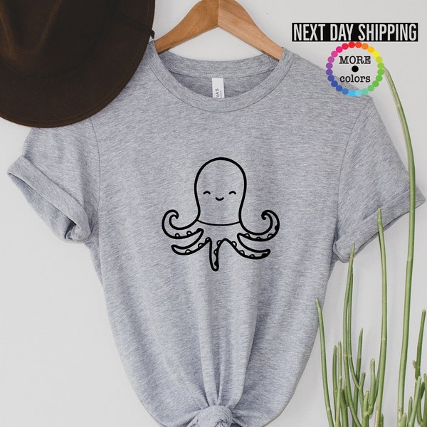 Squid Shirt, Squid Outline Shirt, Squid Birthday Shirt, Girl Squid Shirt, Boy Squid Shirt, Squid, Squid Party,Gift For Squid Lover, SquidTee