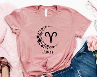Aries  Shirt, Aries  Zodiac Shirt ,Astrology Shirt, Zodiac Gift Shirt, Ram Shirt , Gift shirt for Aries , Birthday Zodiac Tee