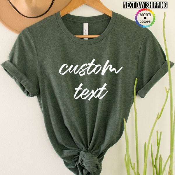 Custom Shirt, Custom  Tee, Custom T-shirt, Personalized Texting Shirt, Personalized Shirt, Custom Unisex Shirts, Custom Printing Shirt