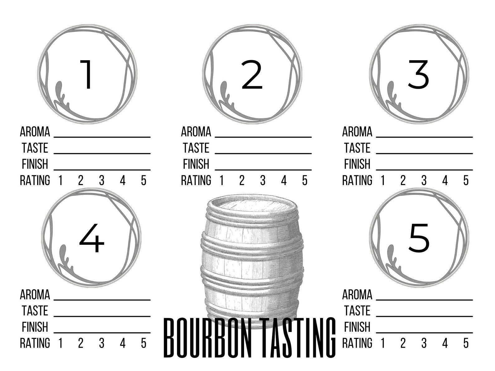BOURBON Tasting Mat Printable Instant Download Etsy bourbon-tasting-mat-printable-instant-download-etsy