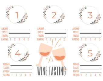 BOURBON Tasting Mat Printable Instant Download - Etsy