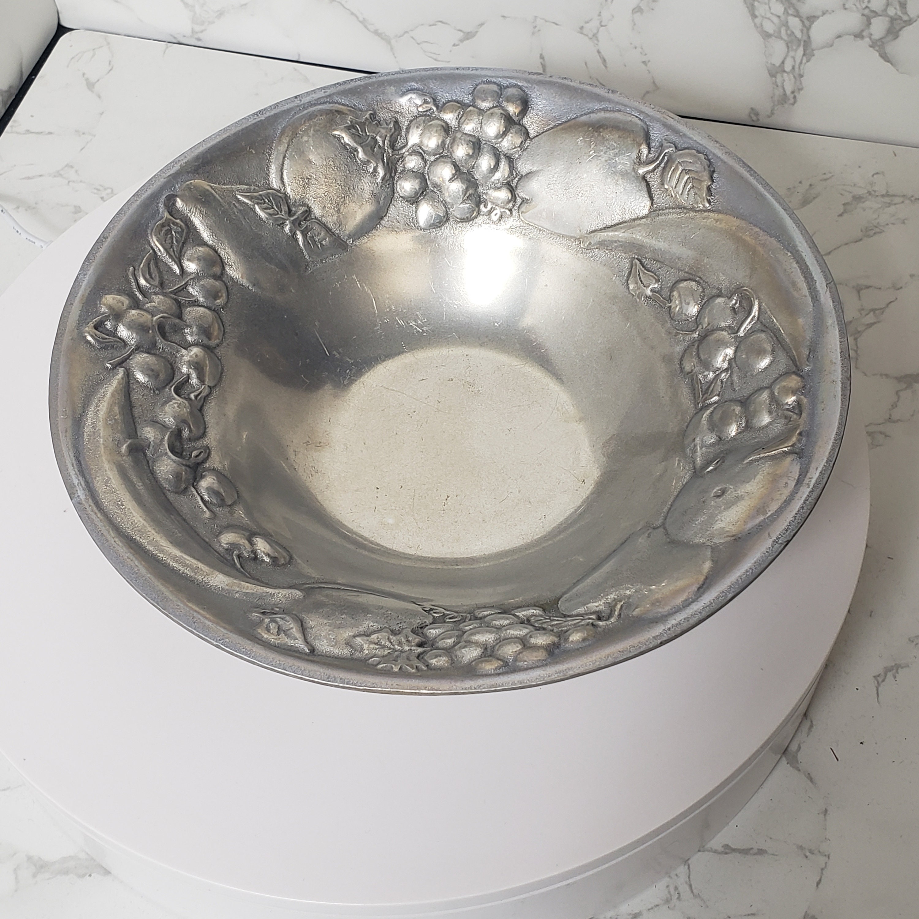 Pewter Bowl Vintage Wilton Company - Etsy
