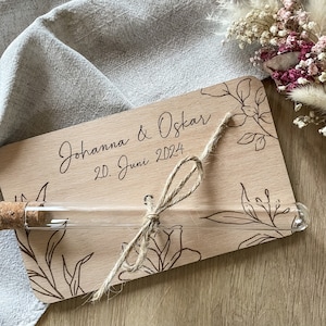 HOCHZEIT Wunscherfüller - nachhaltige  Geschenkverpackung für Frischverheirate - Geldgeschenk