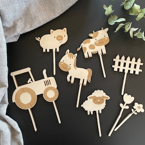 Cake topper "Farm"