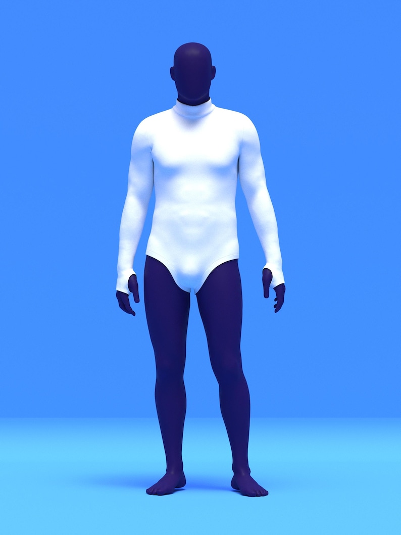 Men's Leotard (M-2XL) Sewing Pattern for Cosplay Superhero Build ...
