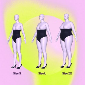Shapewear Pattern Waist Cover Undergarment Sewing Pattern (XS-4X) - PDF - Drag Queen ...