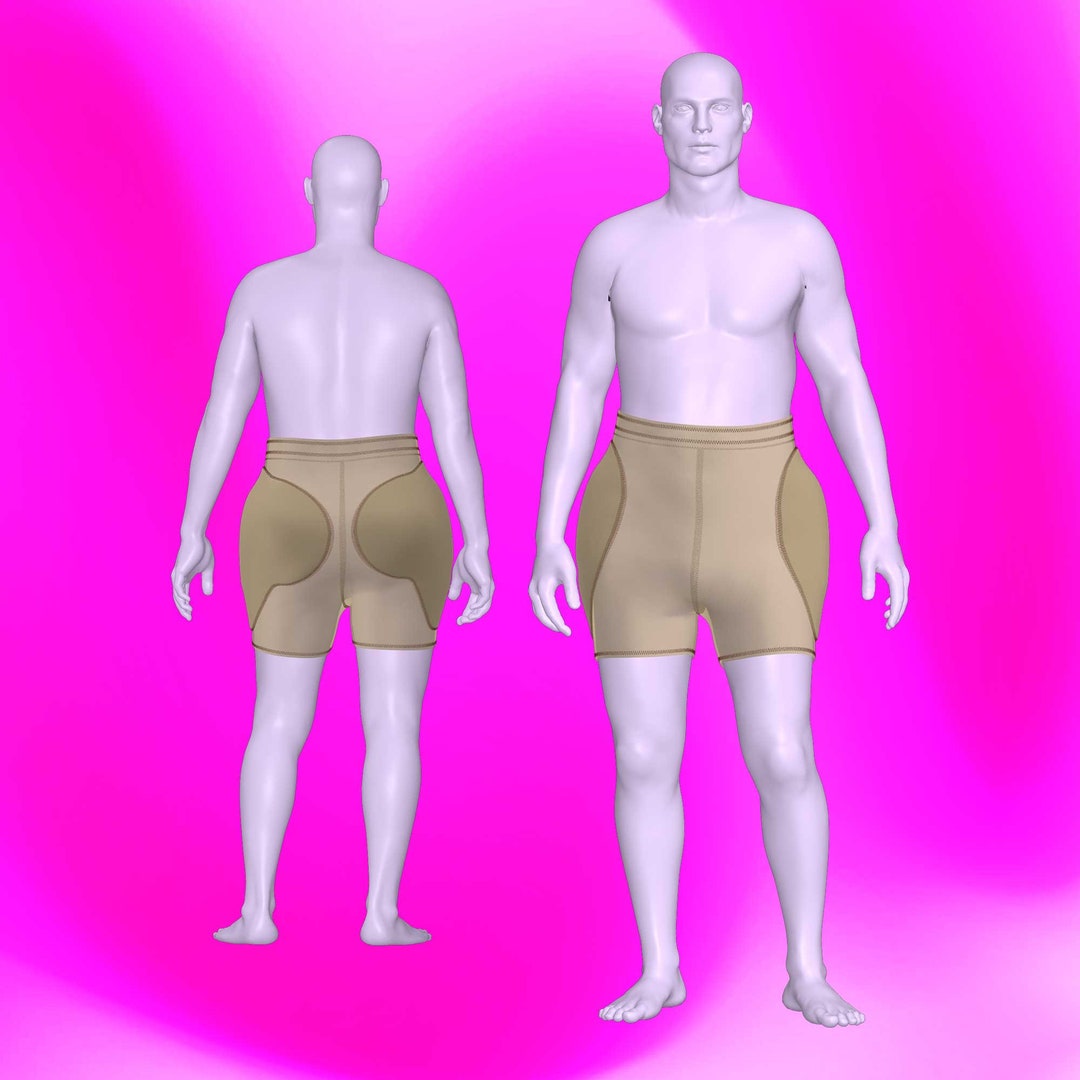 シェイプウェア ヒップパッド 縫製パターン (サイズ XS-2X) ドラッグクイーン ストレッチ アンダーウェア バムパッド ショーツ付き - PDF  - Etsy 日本