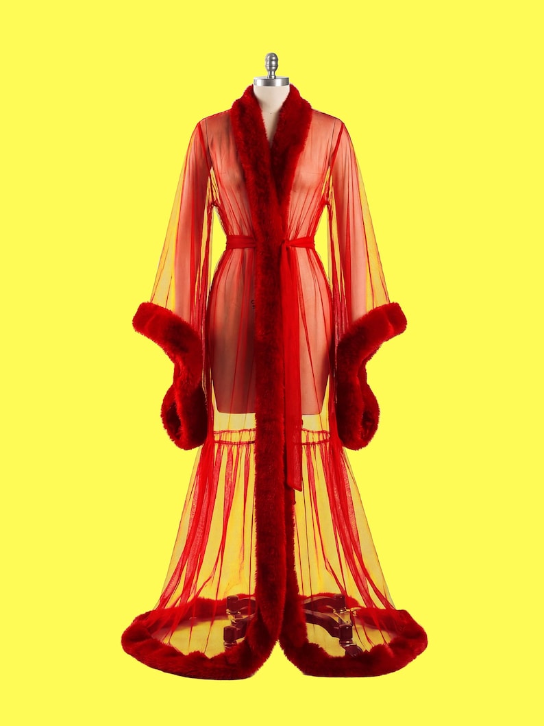 Vintage Robe (XS-M) Sewing Pattern For Drag Queens Reveal Coat Costume Sleepwear Lingerie Old Hollywood