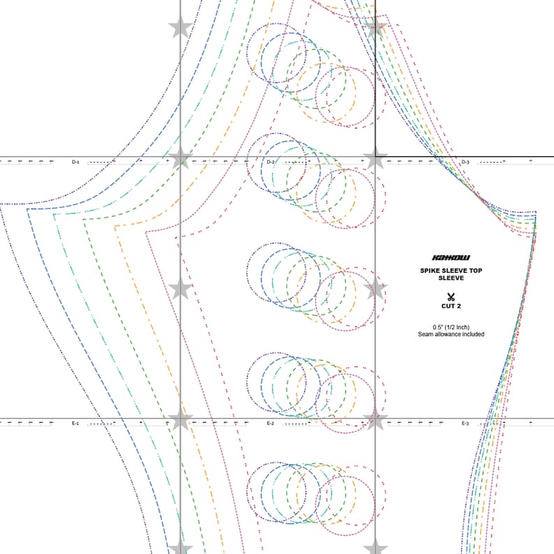 Spiked Shrug Sewing Pattern sizes S 4X PDF DOWNLOAD Etsy