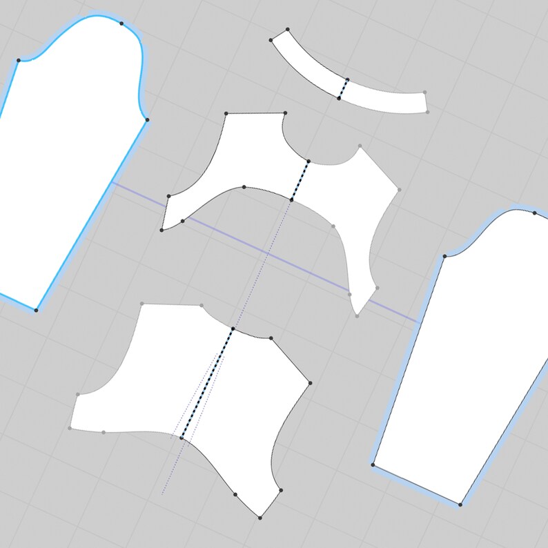 Long Sleeve Shrug Sewing Pattern sizes S 4X PDF DOWNLOAD Etsy