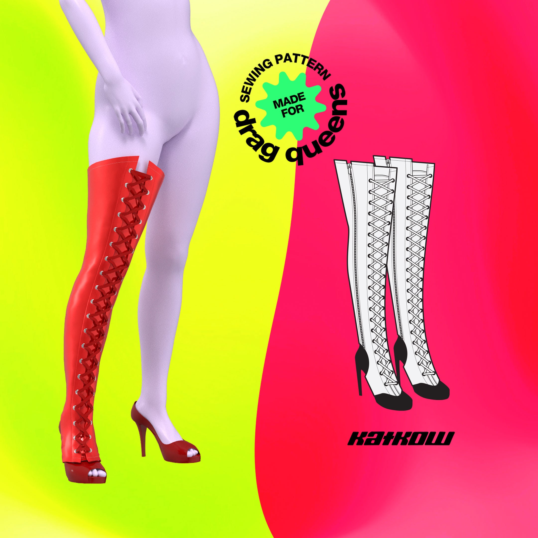 Croc store thigh highs