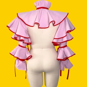 Clown Ruffle Shrug (XL-4X) Drag Queen Halloween Costume Sewing Pattern ...