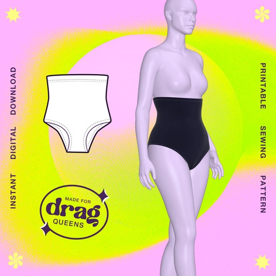 Waist Cover Undergarment Sewing Pattern XS-4X PDF Drag Queen