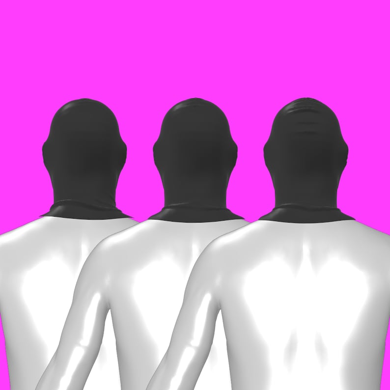 Facekini Sewing Pattern one Size PDF DOWNLOAD Drag Queen Etsy