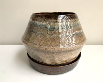 Handmade Pitcher With Lid, Pottery, Ceramic, Ivory Beach Drip Design - Etsy