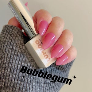 Bubblegum Sheer Jelly Pink UV Gel Nail Polish