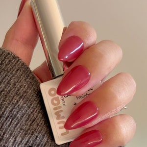 Jelly Red UV Gel Nail Polish: Sheer Lipstick Shade