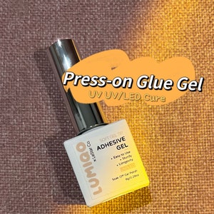 Nails tips Adhesive Soft Gel Tip Gel Press on Glue Clear Nail Glue Brush on UV Gels Glue False Tips Manicure Nail Art Supply