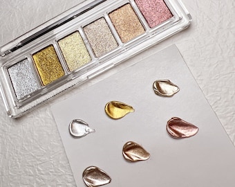 Metallic Chrome Mirror Powder Palette Holographic Nail Art Supply