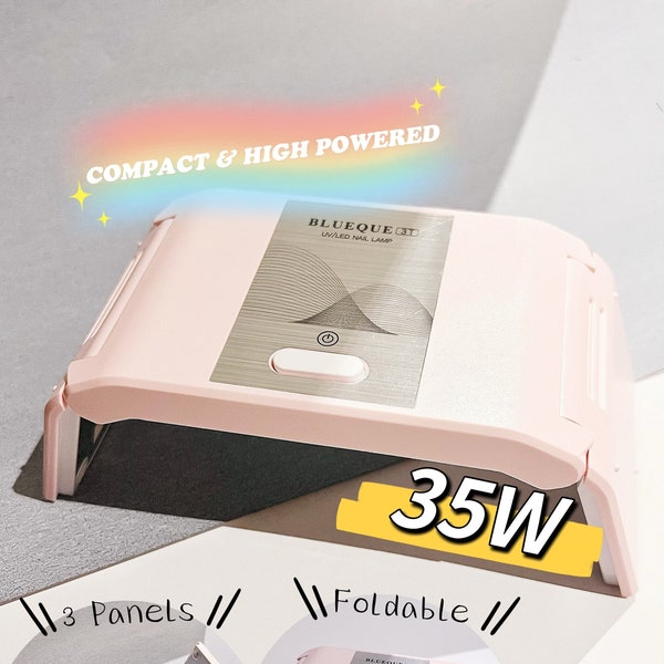 38W High Power Compact Portable USB UV/Led  Light Lamp 3 Panel for Gel Nail Polish Resin resin craft supplies Manicure Tool