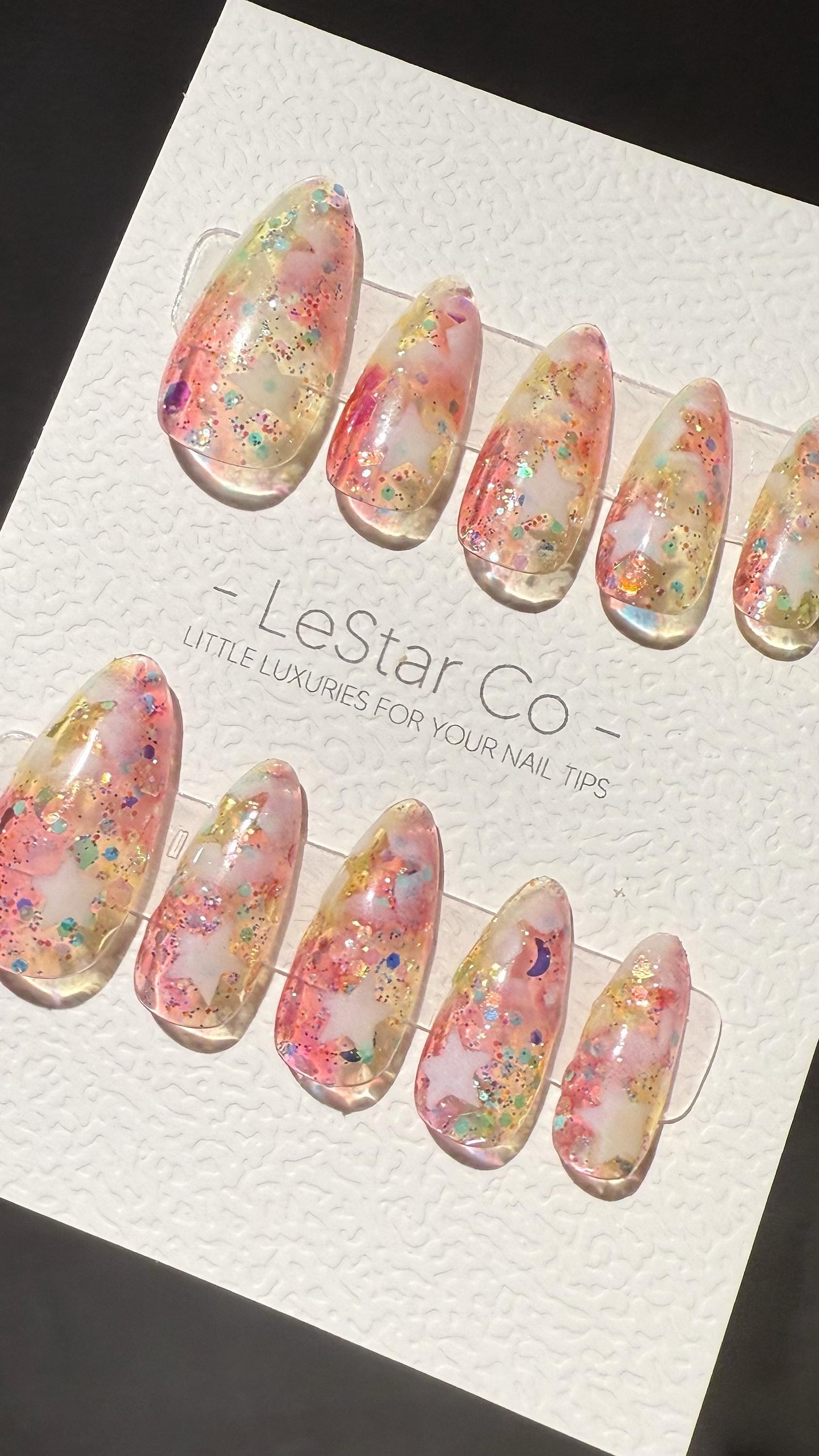 Watercolor Splash Nail Art Trend
