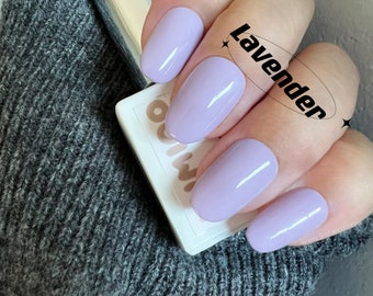 Lavender Light Purple  Long Lasting Brush on UV Gel Polish