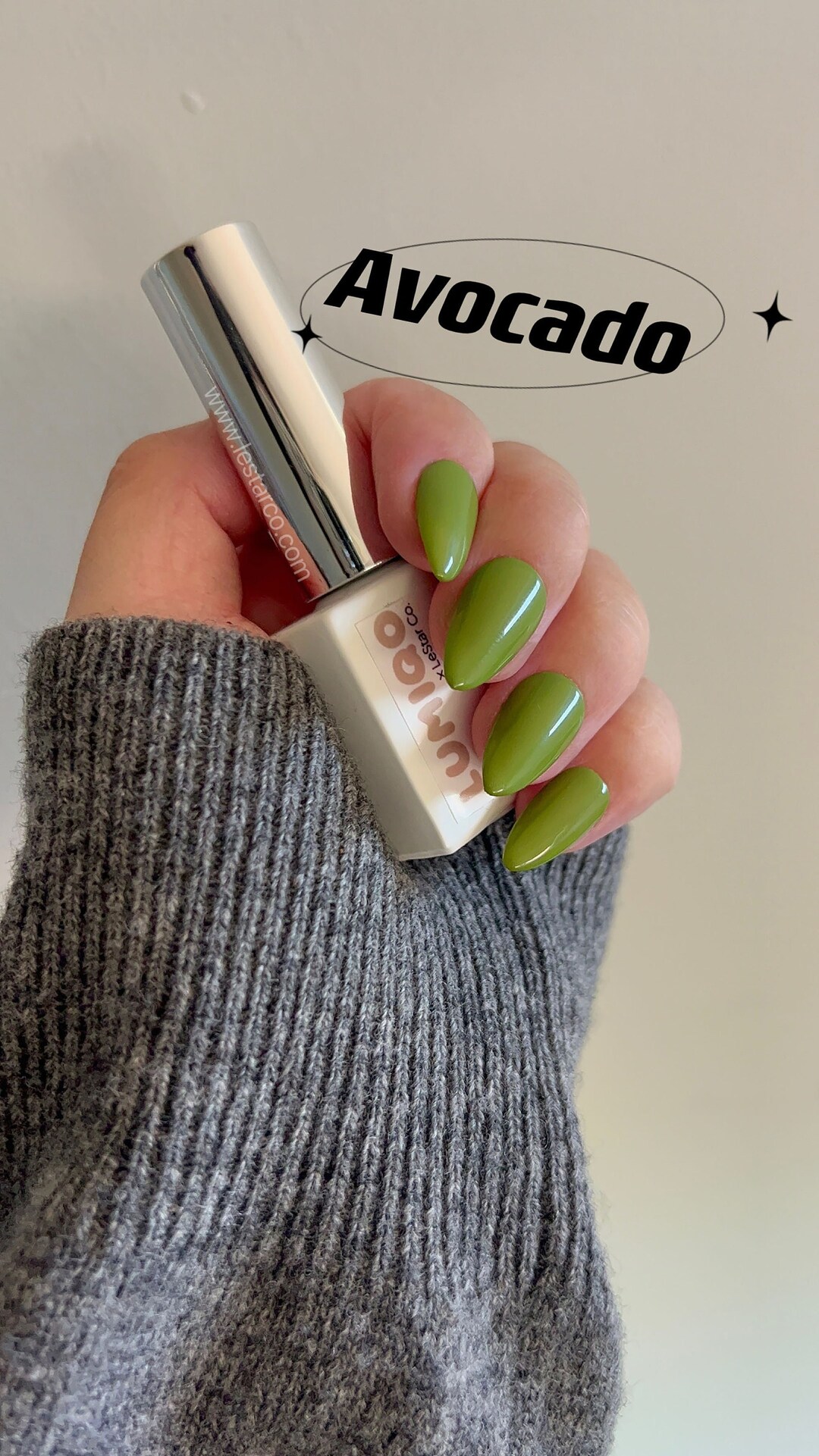 Avocado Green Nail Polishlong Lasting Brush on UV Gel Polish - Etsy