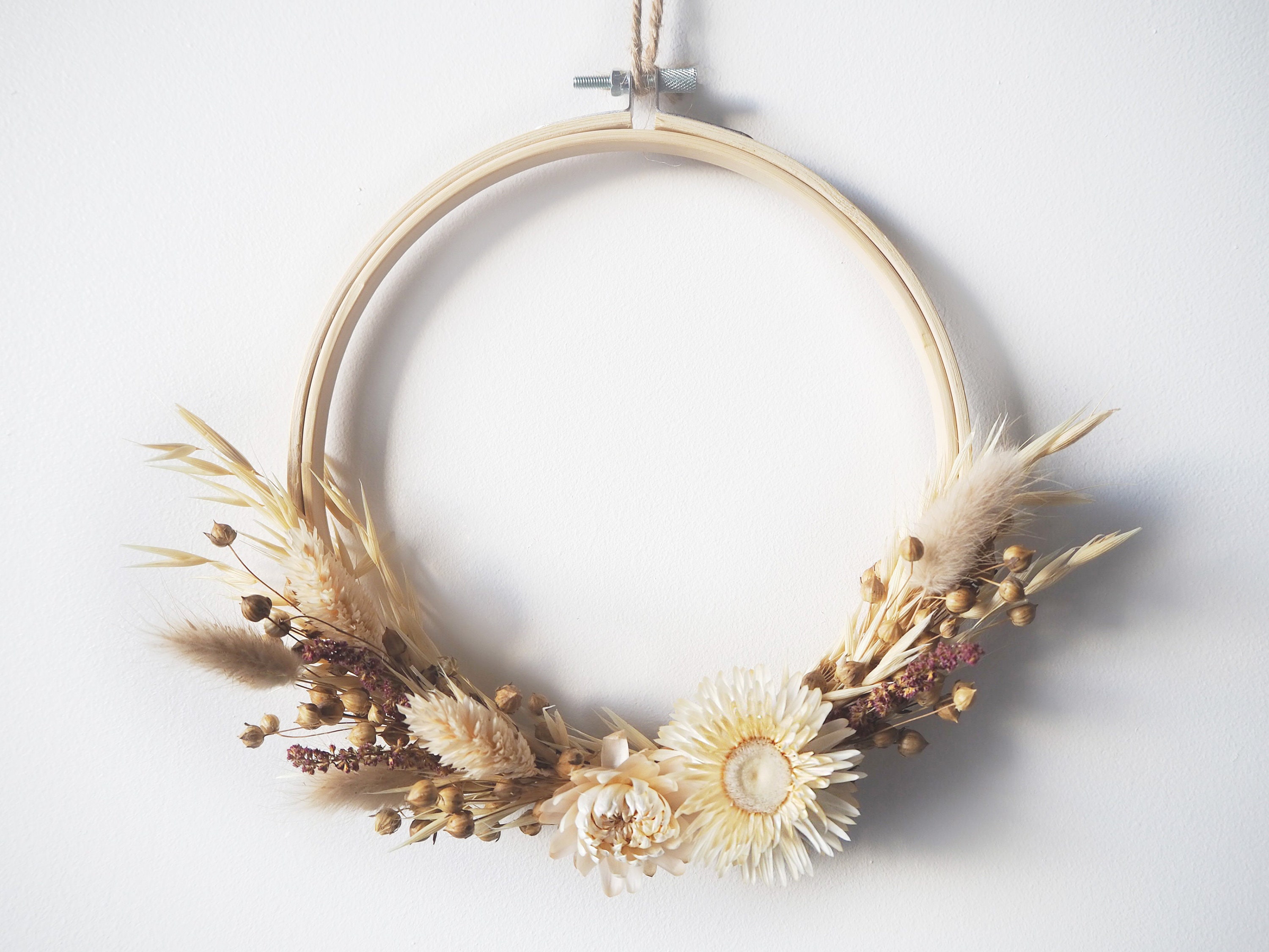 Couronne Fleurs Séchées June