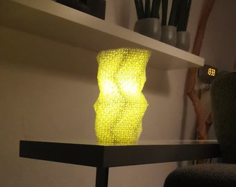 Crisscross Gyroid Lantern [cozy dispersion wind lamp]