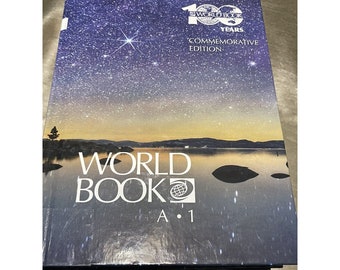 100 Years Commemorative Edition World Book A-1  World Book Encyclopedia