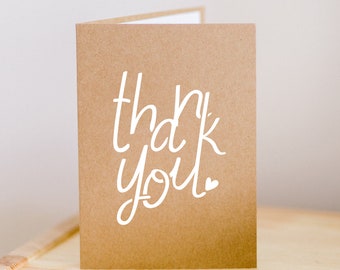 Thank You Card Template, Cricut SVG PNG (Digital Download)
