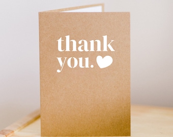 Thank You Card, Cricut Template