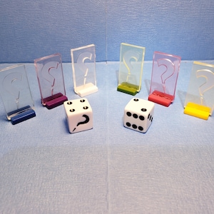 Clue DISCOVER THE SECRETS Game Pieces