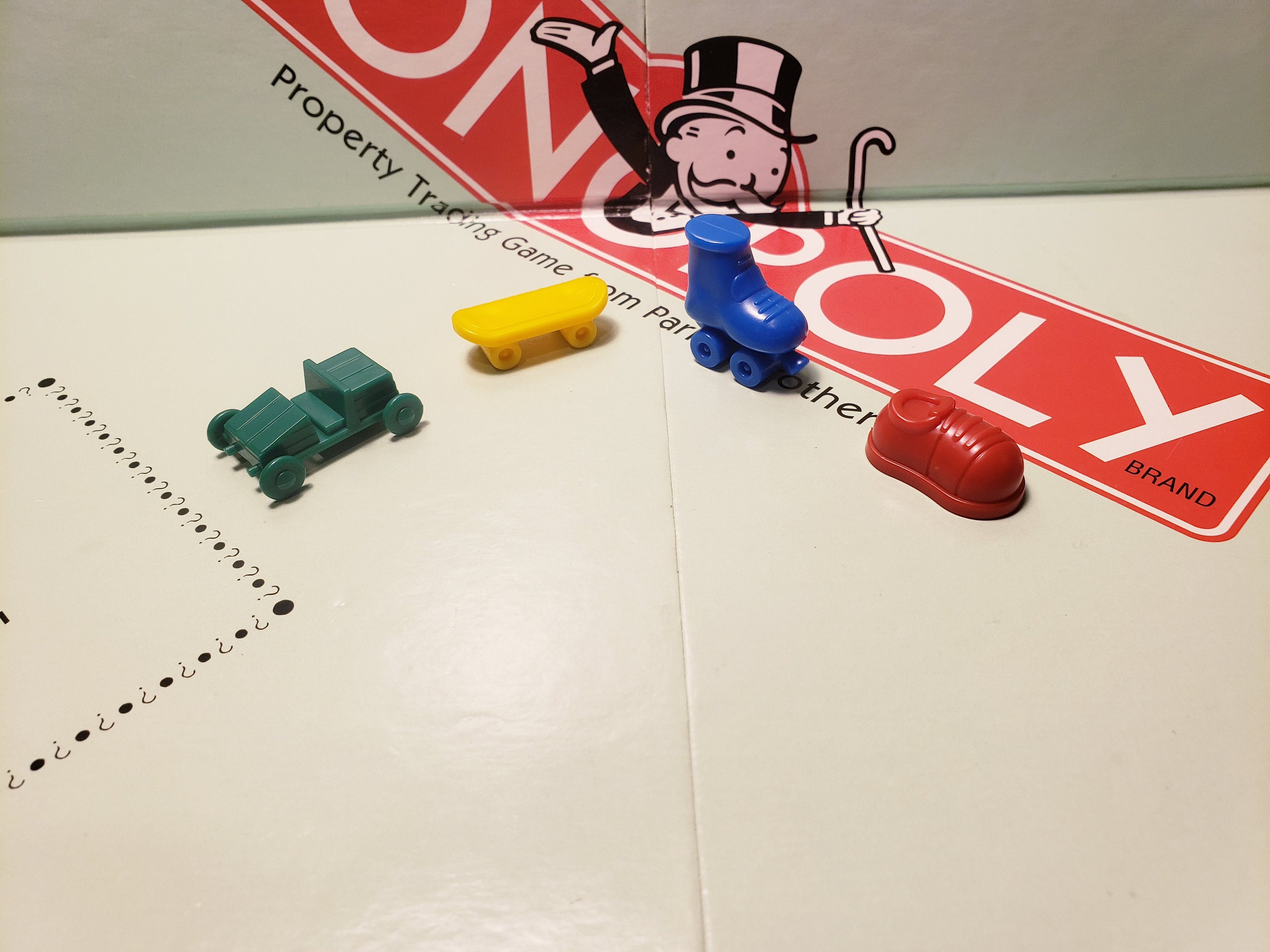 Monopoly Jr. Game Pieces Etsy