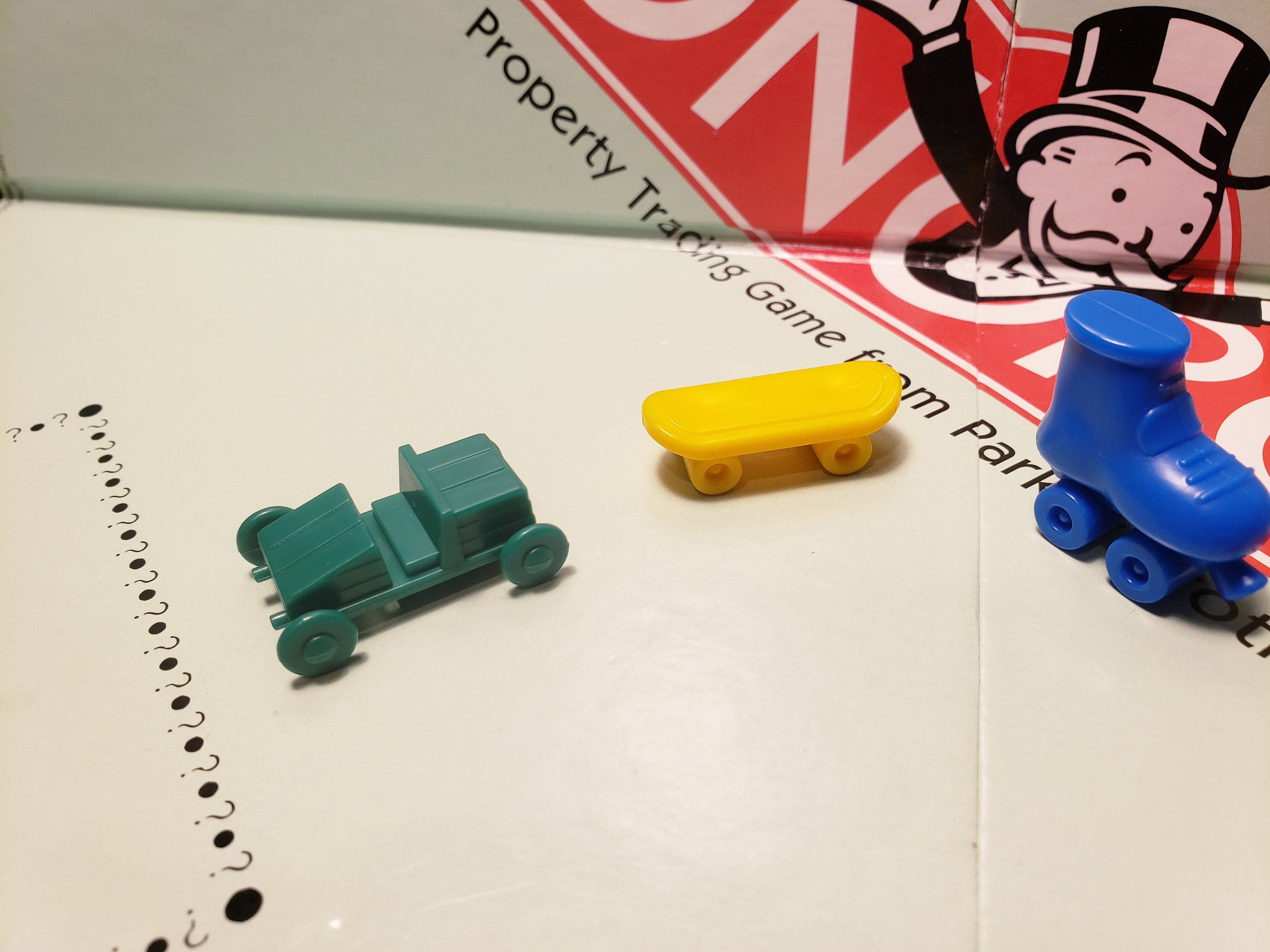 Monopoly Jr. Game Pieces Etsy