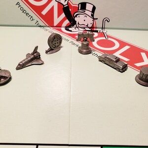 THE AMERICA Special Edition MONOPOLY Tokens (Pewter)