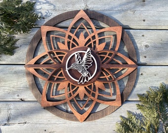 Hummingbird Door Hanger | Hummingbird Sign | Decorative Hummingbird Wreath | Perfect Gift for Hummingbird Lovers