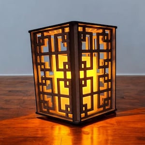 Handcrafted Wooden Lantern | Custom Wooden Candle Holder | Elegant Wedding Lantern