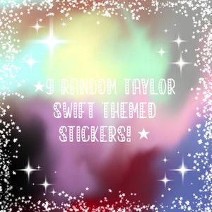 10 mystery swiftie stickers!