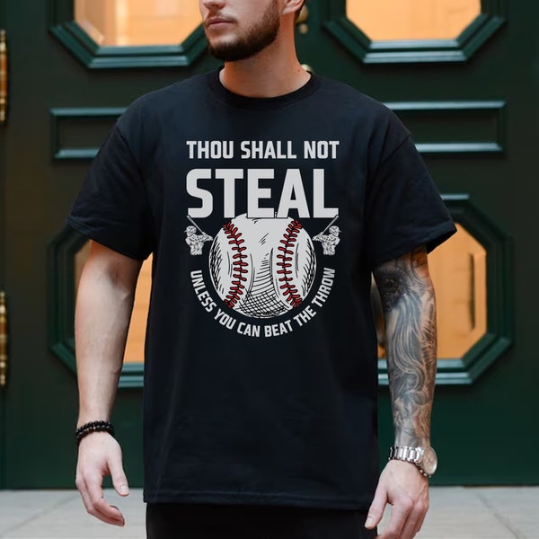 Thou Shall Not Steal Unless You Can Beat the Throw Svg Png,baseball Catcher Png, Baseball Mom Funny Svg, Sport Life Svg, Digital Download