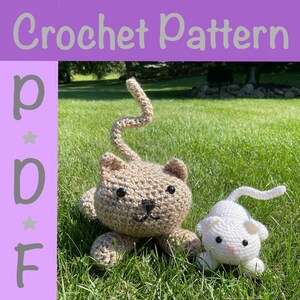 Crochet Cat Plush DIGITAL PATTERN