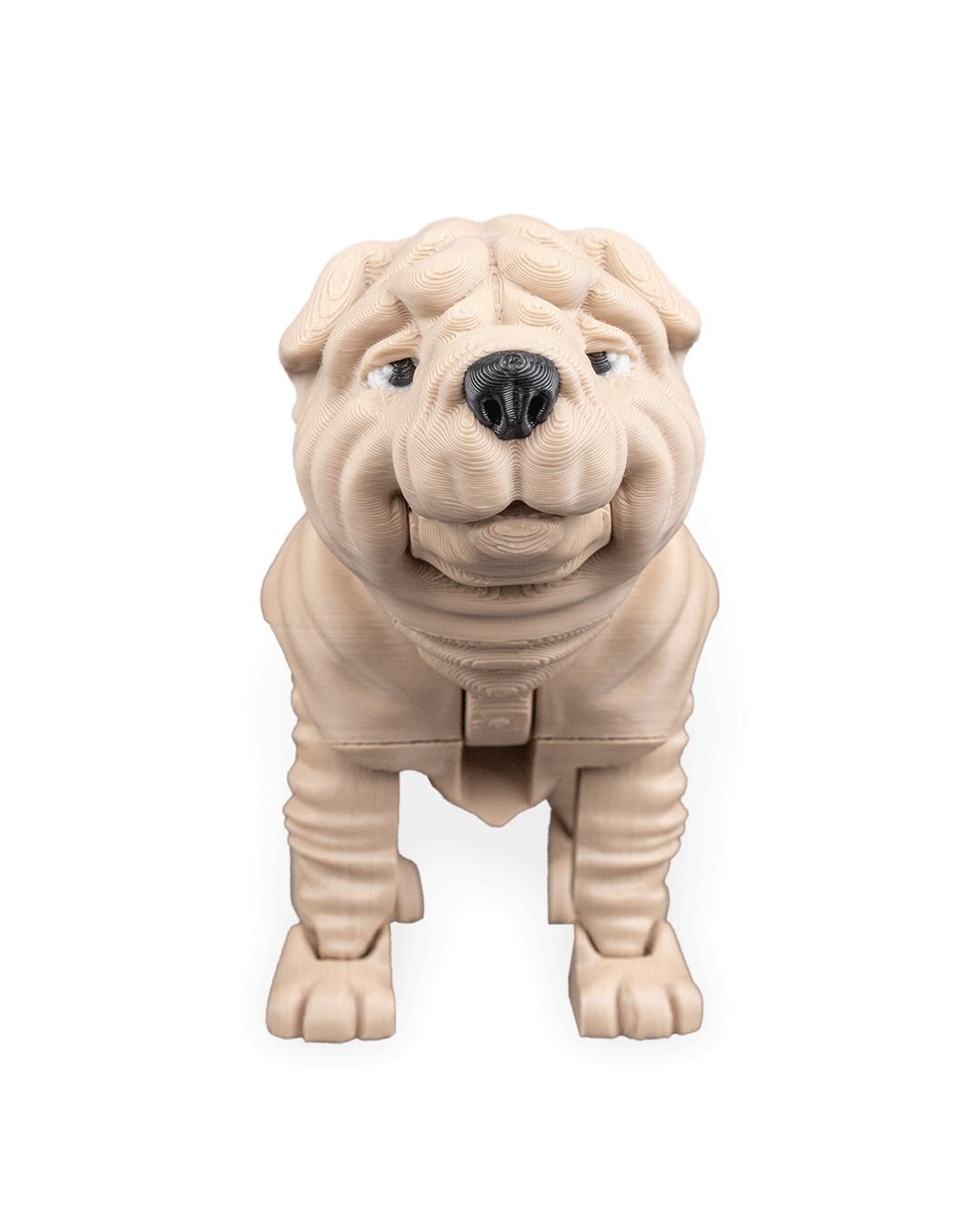 3-D Printed Waggle Tail Shar Pei - Etsy