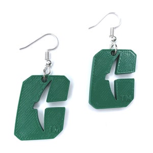 Officially Licensed Charlotte 49ers 3D printed EARRINGS