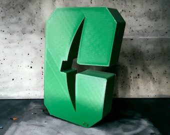 Officiellt licensierad Charlotte 49ers 3D-utskrift - "C"-TEXTLOGO