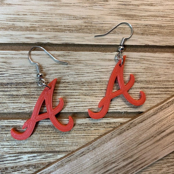 Atlanta Braves 3D Printed EARRINGS