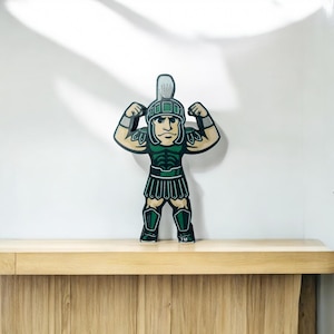 Officially Licensed Michigan State University Spartan Sparty Decorative Figure