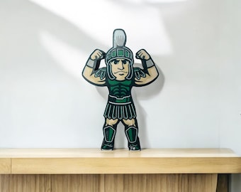 Officially Licensed Michigan State University Spartan Sparty Decorative Figure