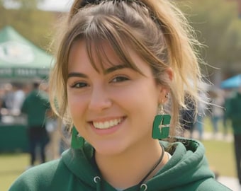 Officially Licensed Charlotte 49ers 3D printed EARRINGS